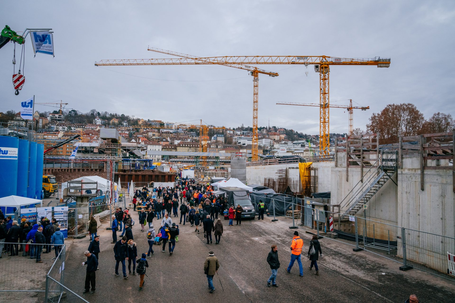 S21 Tag der offenen Baustelle / Bahnprojekt Stuttgart - Ulm / Stuttgart 21