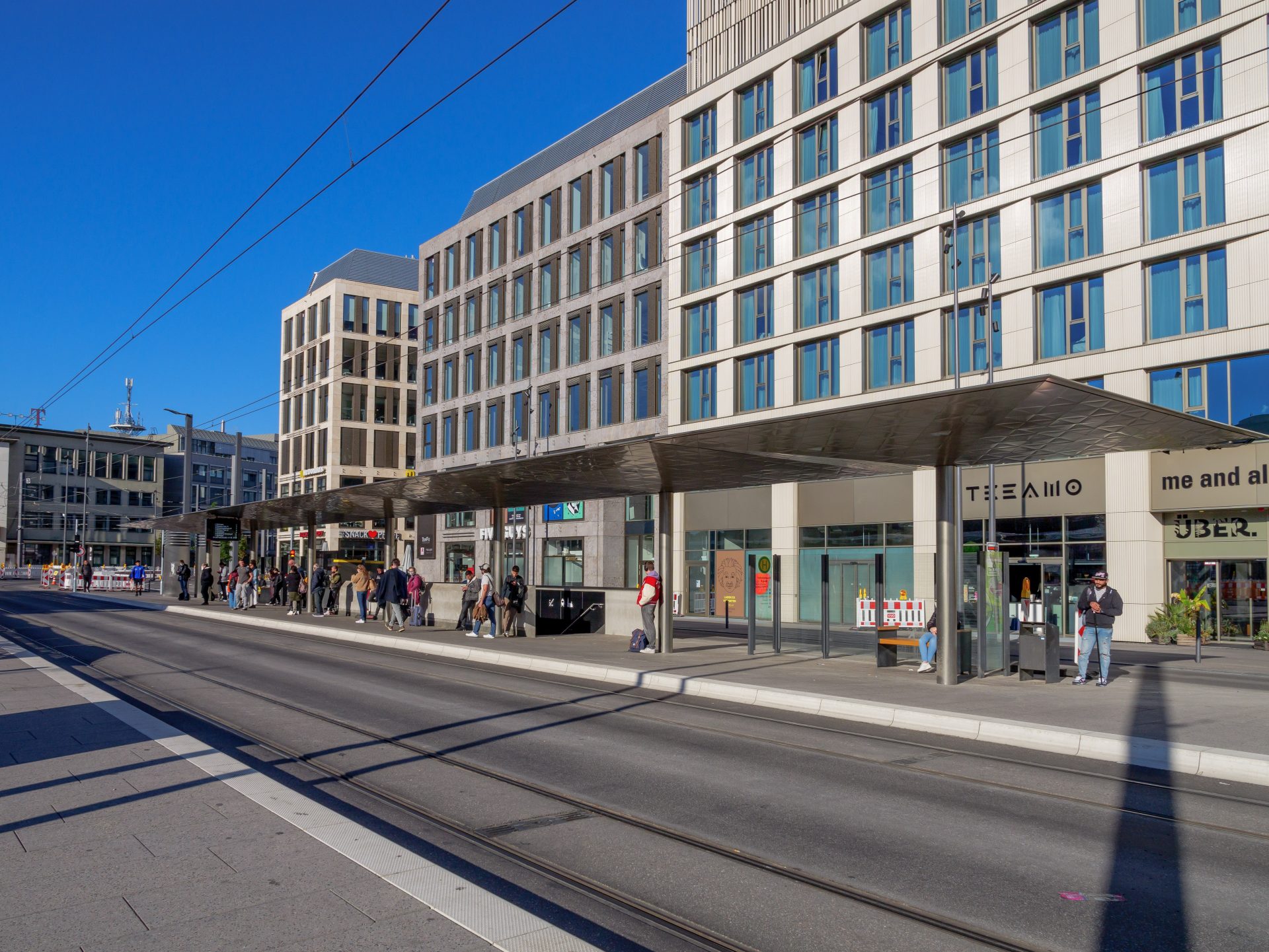 Ulm station forecourt